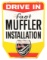 Arvin Muffler Service Tin Service Station Sign.