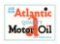 Atlantic Quality Motor Oil Tin Sign.