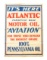 Atlantic Aviation Motor Oil Cloth Banner.