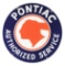 Pontiac Authorized Service Porcelain Sign.