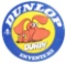 Dunlop Tires Tin Curb Sign W/ Dunpy Graphic.