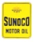 Sunoco Mercury Made Motor Oil Porcelain Lubster Cart Sign.