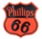 Phillips 66 Gasoline Porcelain Shield Sign.