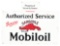 Mobiloil Gargoyle Authorized Service Porcelain Oil Bottle Rack Sign.