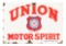 Atlantic Union Motor Spirit Porcelain Sign.