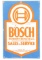 Bosch Authorized Sales & Service Porcelain Sign.