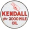 Kendall Motor Oil Porcelain Curb Sign.