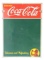 Drink Coca Cola Embossed Tin Menu Chalk Board.