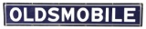 Oldsmoblie Motor Cars Porcelain Strip Sign.