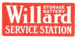Willard Batteries Service Station Porcelain Sign.