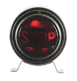 Auto Gears & Parts Company Glass Face Light Up Stop Signal.