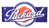 Packard Motor Cars Large Three Piece Porcelain Neon Sign On Metal Can.
