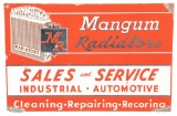 Mangum Radiators Sales & Service Porcelain Sign.