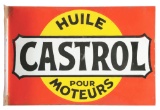 Castrol Motor Oil Porcelain Flange Sign.