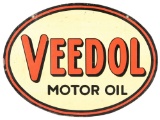 Veedol Motor Oils Tin Oval Sign.