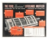 Ford Lifeguard Muffler Paper Dealership Display Poster.