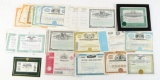 Large Lot Of Paper Stock Certificates.