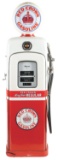 Wayne Gas Pump Restored In Red Crown Gasoline.