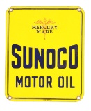 Sunoco Mercury Made Motor Oil Porcelain Lubster Cart Sign.