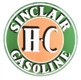 Sinclair HC Gasoline Porcelain Sign.