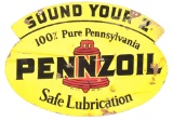 Pennzoil Sound Your Z Porcelain Sign.