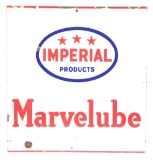 Imperial Marvelube Motor Oil Porcelain Sign.