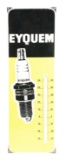 Eyquem Spark Plugs Porcelain Thermometer W/ Spark Plug Graphic.