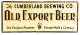 Old Export Beer Tin Sign.