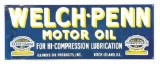 Welch Penn Motor Oil Tin Sign.