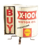 Shell Gasoline Tin Wind Spinner Sign.