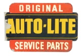 Auto Lite Original Service Parts Tin Flange Sign.