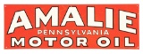 Amalie Motor Oil Tin Sign.