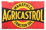 Agricastrol Tractor Oil Embossed Tin Sign.