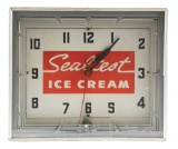 Sealtest Ice Cream Neon Products Store Display Clock.
