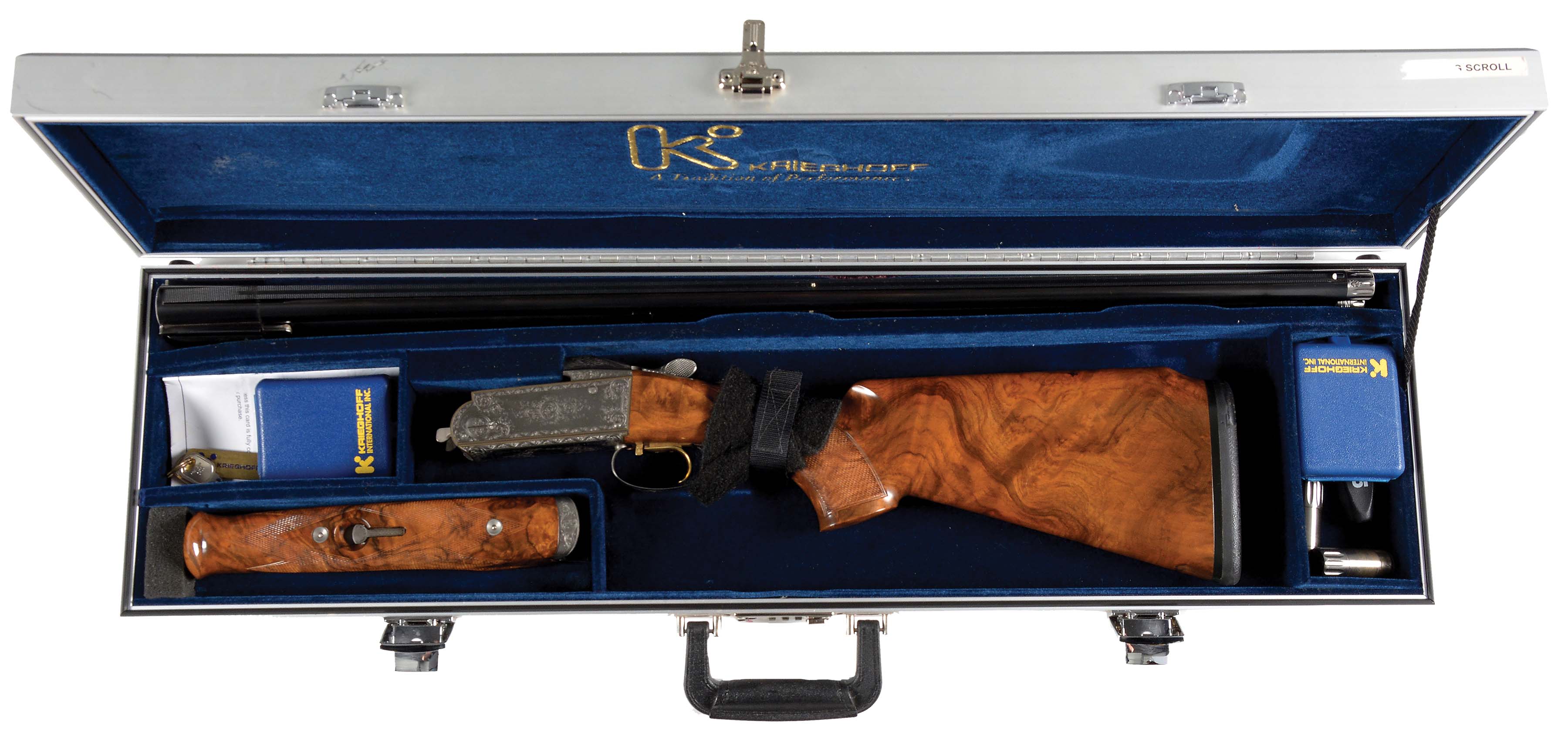 M) KRIEGHOFF K80 SUPER SCROLL 12 BORE OVER-UNDER | Proxibid