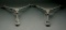 LOT OF TWO NEAR MINT M3 GROUND TRIPODS FOR BROWNING M2 .50 CALIBER MACHINE GUN