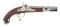(A) RARE SIMEON NORTH 1813 ETCHED CHRISTMAS PRESENTATION FLINTLOCK PISTOL.