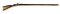 (A) RELIEF CARVED FLINTLOCK KENTUCKY RIFLE ATTRIBUTED TO BONEWITZ.