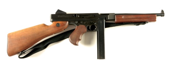 (N) FANTASTIC NEAR MINT AUTO ORDNANCE WEST HURLEY THOMPSON MACHINE GUN IN M1A1 CONFIGURATION (CURIO