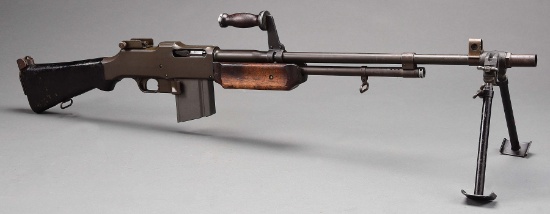 (N) OUTSTANDING AND RARE ORIGINAL LEND-LEASE ROYAL TYPEWRITER MODEL 1918A2 BROWNING AUTOMTIC RIFLE (