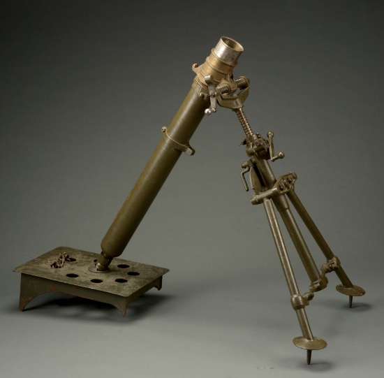 (D) VERY SCARCE AMNESTY REGISTERED WORLD WAR II BRITISH MODEL 1940 MK II 3” STOKES MORTAR (DESTRUCTI