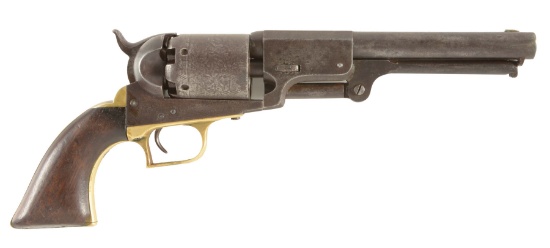 (A) RARE COLT FLUCK DRAGOON PERCUSSION REVOLVER.