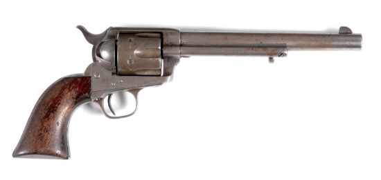 (A) AINSWORTH INSPECTED CUSTER ERA US COLT CAVALRY SINGLE ACTION ARMY REVOLVER.