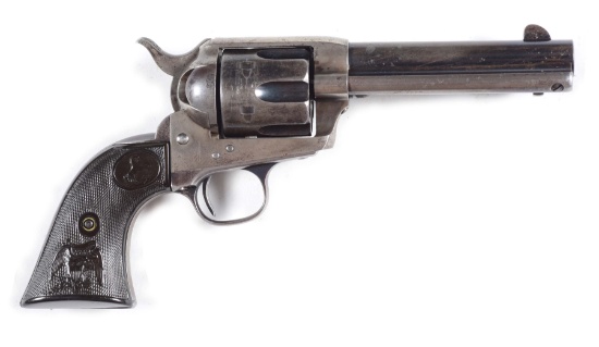 (A) ANTIQUE COLT SINGLE ACTION ARMY REVOLVER.