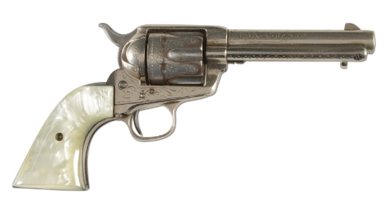 (A) EARLY B MOVIE ACTOR AL GREER'S COLT SINGLE ACTION ARMY REVOLVER (1880).