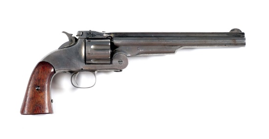 (A) SMITH & WESSON MODEL 3 SINGLE ACTION REVOLVER.