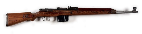 (C) WORLD WAR II NAZI GERMAN K.43 QVE 45 RIFLE BY BERLIN LUBECKER.
