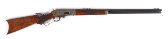 (A) ENGRAVED MARLIN MODEL 1893 DELUXE RIFLE.