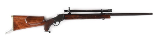 (C) LEFT-HANDED WINCHESTER MODEL 1885 SINGLE SHOT MID RANGE TARGET RIFLE WITH BARREL AND ACTION WORK