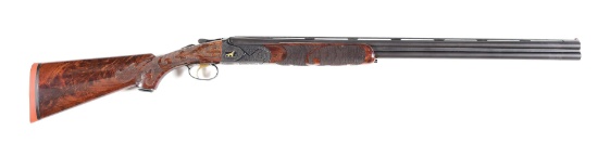 (M) CSMC MODEL 21 "GRAND AMERICAN" OVER UNDER SHOTGUN WTIH CHOKE TUBES AND CHOKE TUBE WRENCH.